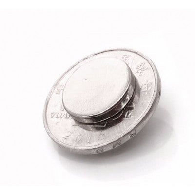 An 12mm x 3mm (12x3 mm) Neodymium Disc Strong Magnet