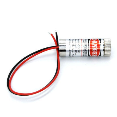 An 12mm 5mW Red Point Laser Module MXD1230 Point Spot Size Adjustable Laser