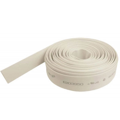 An 12mm Heat Shrink Sleeve Tube - White - 1 meter
