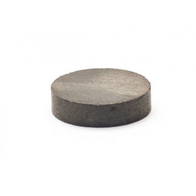 An 12mm x 3mm (12x3 mm) Ferrite Disc Magnet