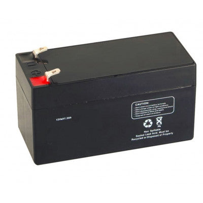 An 12V 1.2Ah Rechargeable Sealed Lead Acid Battery