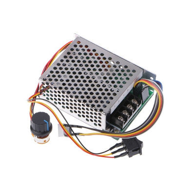 An 12V 24V 36V 40A PWM DC Motor Speed Controller Forward Reverse Adjustable Knob Switch with Case