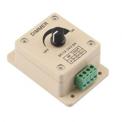 An 12V-24V 8A Adjustable Dimmer Switch For Single LED Strip