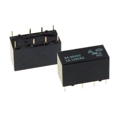 An 12V 2A PCB Mount Telecom Relay - DPDT