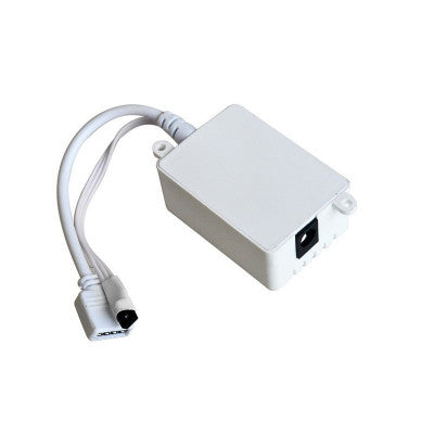 An 12V 5050 RGB LED Strip Controller box with 24 Key IR Remote Control