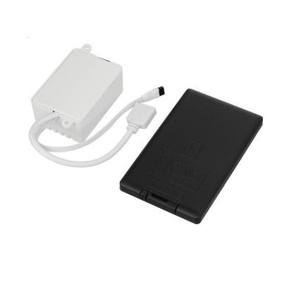 An 12V 5050 RGB LED Strip Controller box with 24 Key IR Remote Control