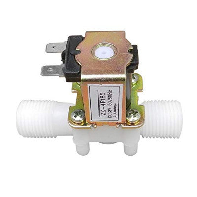 An 12V DC 1/2 inch Electric Solenoid Water Air Valve Switch (Normally Closed)