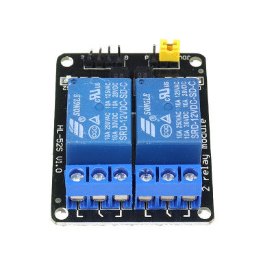 An 2 Channel 12V Relay Module with Optocoupler