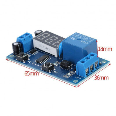 An 12V Time Control Switch Intermittent Infinite Cycle Countdown Switch Controller Timing Relay Module