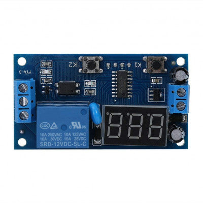 An 12V Time Control Switch Intermittent Infinite Cycle Countdown Switch Controller Timing Relay Module