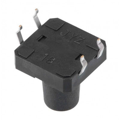 An 12x12x10mm Tactile 4 Pin Push Button Switch - 5 Pieces Pack