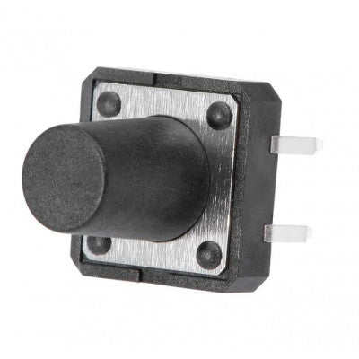 An 12x12x10mm Tactile 4 Pin Push Button Switch - 5 Pieces Pack
