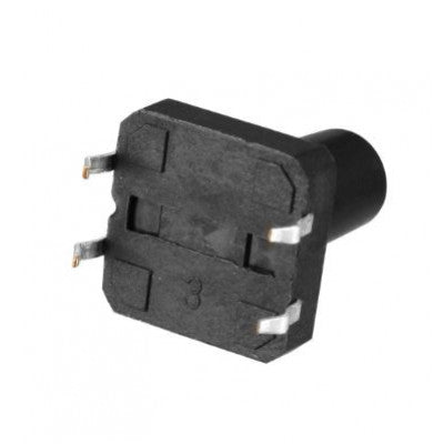 An 12x12x15mm Tactile 4 Pin Push Button Switch - 5 Pieces Pack