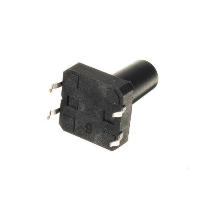 An 12x12x17mm Tactile 4 Pin Push Button Switch - 3 Pieces Pack