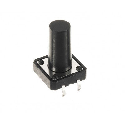 An 12x12x17mm Tactile 4 Pin Push Button Switch - 3 Pieces Pack