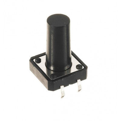 An 12x12x25mm Tactile 4 Pin Push Button Switch - 3 Pieces Pack