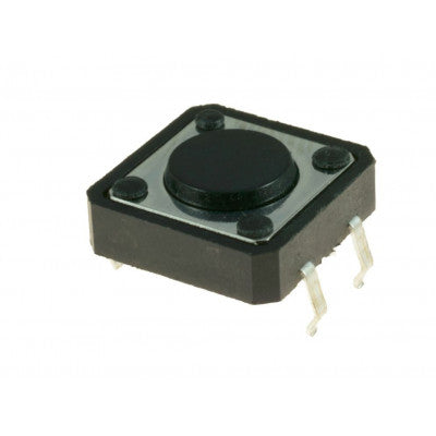 An 12x12x4.3mm Tactile 4 Pin Push Button Switch - 5 Pieces Pack