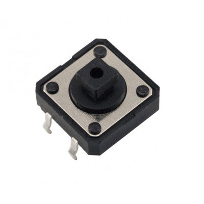 An 12x12x7.3mm Tactile 4 Pin Push Button Switch - 5 Pieces Pack