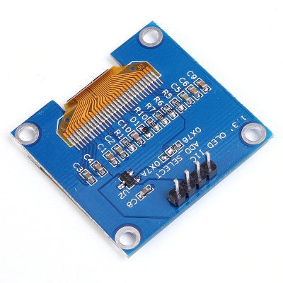 An 1.3 Inch I2C IIC 128x64 OLED Display Module 4 Pin - White