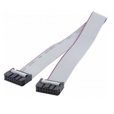 An 14 Pin (14 Wire) Female to Female Connector Flat Ribbon Cable (FRC) Cable - 30 cm Length