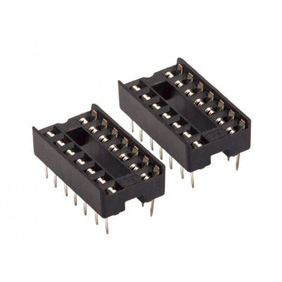 An 14 Pin IC Base (DIP) - 2 Pieces Pack