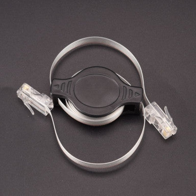 An 1.5 meter RJ45 Retractable Travel Network Cable