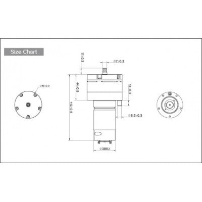 An 15L High Flow 555 Vacuum Pump, Air Pump, Oxygen Pump, Fish Tank Folding