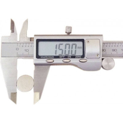 An 15mm x 1.5mm (15x1.5 mm) Neodymium Disc Strong Magnet