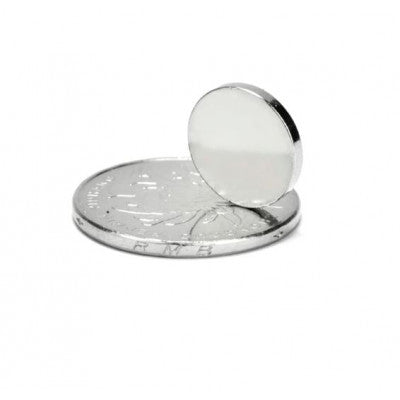An 15mm x 2mm (15x2 mm) Neodymium Disc Strong Magnet