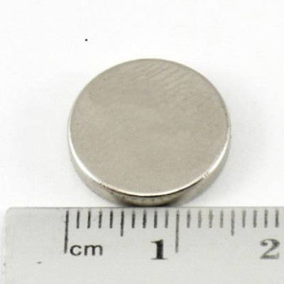 An 15mm x 3mm (15x3 mm) Neodymium Disc Strong Magnet