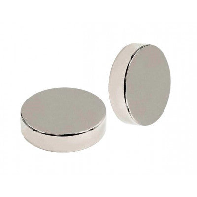 An 15mm x 10mm (15x10 mm) Neodymium Disc Strong Magnet
