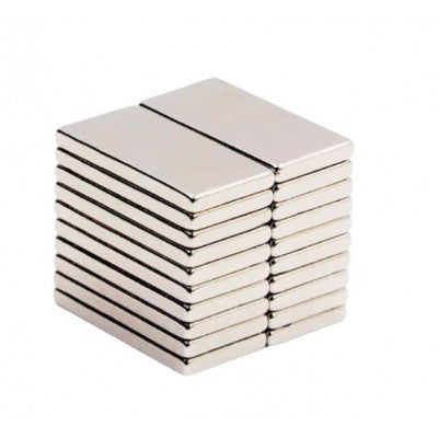 An 15mm x 10mm x 2mm (15x10x2 mm) Neodymium Block Magnet