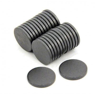 An 15mm x 3mm (15x3 mm) Ferrite Disc Magnet