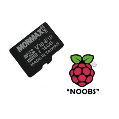 An 16GB SD Card With Pre-Loaded Noobs Software for Raspberry Pi