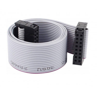 An 16 Pin (16 Wire) Female to Female Connector Flat Ribbon Cable (FRC) Cable - 30 cm Length