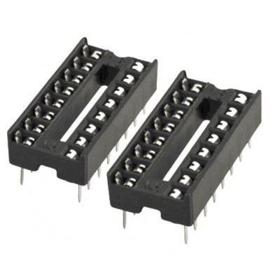 An 16 Pin IC Base (DIP) - 2 Pieces Pack