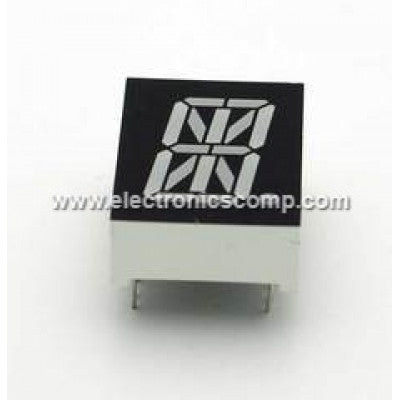 An 17 Segment Alphanumeric Display - 0.8 Inch - Red Color