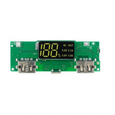 An 18650 5V 2A Lithium Battery Digital Display Module
