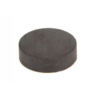 An 18mm x 6mm (18x6 mm) Ferrite Disc Magnet