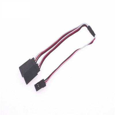 An 1JR Male To 2 Futaba Female Y Type Servo Extension Wire-300mm