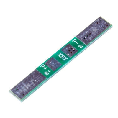 An 1S 18650 Li-ion Lithium Battery BMS Charger Protection Board for 3.7V Battery