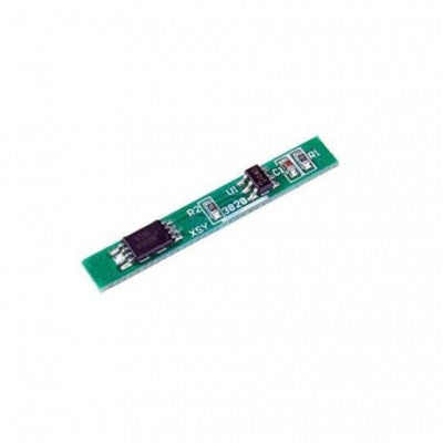 An 1S 18650 Li-ion Lithium Battery BMS Charger Protection Board for 3.7V Battery