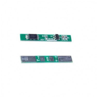 An 1S 3.7V 2A 1MOS BMS Li-ion 18650 Battery Protection Board