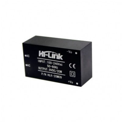 An HLK-20M09 Hi-Link 9V 20W AC to DC Power Supply Module