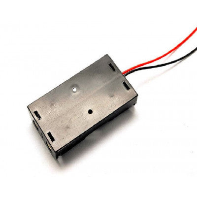 An 2xAA Battery Holder - Black - Good Quality
