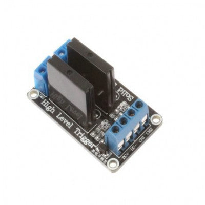An 2 Channel 12V Relay Module Solid State High Level SSR DC Control 250V 2A with Resistive Fuse