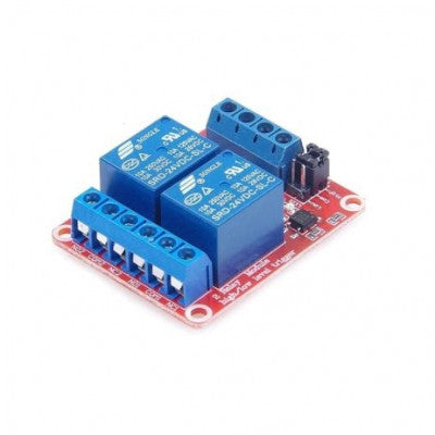 An 2 Channel 24V High and Low Level Trigger Relay Module