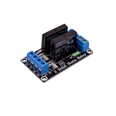 An 2 Channel 5V Relay Module Solid State High Level SSR DC Control 250V 2A with Resistive Fuse