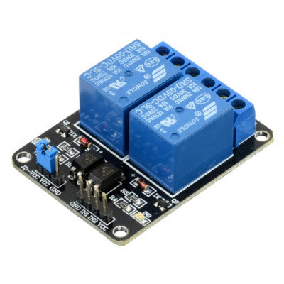 An 2 Channel 5V Relay Module with Optocoupler