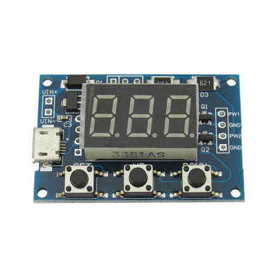 An 2 Channel PWM Pulse Frequency Adjustable Duty Cycle Square Wave Rectangular Wave Signal Generator Module